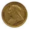 Great Britain Queen Victoria "Veiled Head" Gold Sovereign 1893-1901 (Random Date)