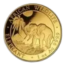 2017 Somalia 1 oz Gold African Elephant BU