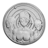 1 oz Silver Round - Space Aliens "I Believe" UFO