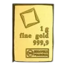1 gram Gold Bar - Valcambi