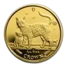 2002 Isle of Man 1/10 oz Gold Bengal Cat