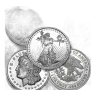 Silver Bullion 1 oz Round .999 fine (Manufacturer Our Choice)