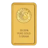 5g Perth Mint Gold Minted Bar