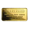 1/2 oz Engelhard Gold Vintage Bar Frosted Back