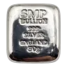 50g SMP Bullion 999 Fine Silver Bullion Cast Bar, Made in Birmingham