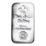10 oz Cast-Poured Silver Bar - Fleur-de-Lis Bullion