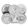 1/2 Oz Silver Coins Gov't Minted (Random Design and Date)
