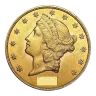 Pre-33 $20 Gold Liberty Head US Coin Random Year Secondary Market