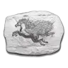 Argentia Silver Art - 10 oz Round "Winged Unicorn" - Matte