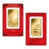 PAMP 100 Gram Gold Lunar Pig Bar