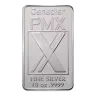 Canadian PMX Silver Bar 10 oz - Machine Cut