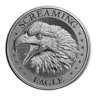 2 oz Silver High Relief Round - Screaming American Eagle