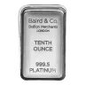 1/10 oz Baird & Co Platinum Bar