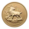 Australian Perth Mint Gold Lunar - Year of the Dog, 2 oz - 2018