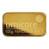 100 Gram Umicore Gold Bar