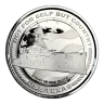 Samoa 2 Tala One Ounce Silver BU 2023 USS Texas Battleship Round