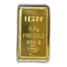 1/2 Gram .999 Pure Gold Bar