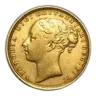 1871-1887 Great Britain Gold Sovereign Young Victoria Avg Circ