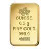 Misc Minted Gold Bar, 1/2 gram
