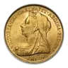 1893-1901 Great Britain Gold Half Sov. Victoria Veil Head BU