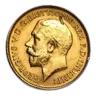 1911-1925 Great Britain Gold 1/2 Sovereign George V AU