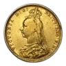 1887-1893-S Australia Gold Sovereign Victoria Jubilee Avg Circ