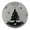 2023 1 OZ 999 SILVER ROUND CHRISTMAS ASAHI MINT