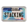 Oklahoma License Plate - Stacking Across America 1oz Silver Bar