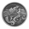 2021 Pacific Mermaid 1oz Silver Antiqued Coin