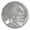 1 oz Golden State Mint Buffalo Silver Round