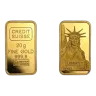 Credit Suisse 20 Gram Liberty Gold Bar