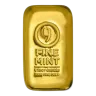 5 oz Cast-Poured Gold Bar - 9Fine Mint