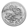 2018 Great Britain 1 oz Silver Two Dragons BU