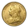 1893-1901-M Australia Gold Sovereign Victoria Veil Head Avg Circ