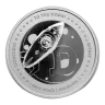 1 oz Dogecoin Silver Round - The Moon