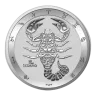 2022 Tokelau 1 oz Silver $5 Zodiac Series: Scorpio