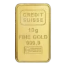 10 Gram Credit Suisse Gold Minted Bar
