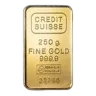 250 gram Gold Bar - Credit Suisse