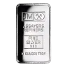 10 oz Johnson Matthey Struck (Extruded) Silver Bar