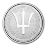 2023 Barbados 1 oz Silver Trident BU
