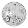 Lunar III Tiger 5oz Silver Coin 2022 | margin scheme