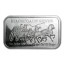 1 oz Silver Bar - Stagecoach (Fractional)