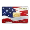 5 gram Gold Bar - PAMP America the Free: Liberty Bell (Assay)
