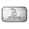 1 oz Silver Bar - Gadsden Flag (Don't Tread On Me)