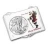 2025 1 oz American Silver Eagle - w/Snap-Lock, Merry Christmas