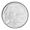 Highland Mint (HM) 1 Oz Buffalo Silver Round