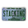 New Hampshire License Plate - Stacking Across America 1oz Silver Bar