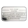 1 oz Silver Bar - Bullion Equity Canada