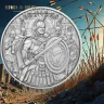Silvertowne Mint 1oz Legendary Warrior Leonidas Silver Round in Capsule (1oz)