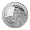 2019 Republic of Ghana 1oz Silver Woolly Mammoth